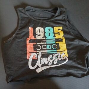 Boom box crop top